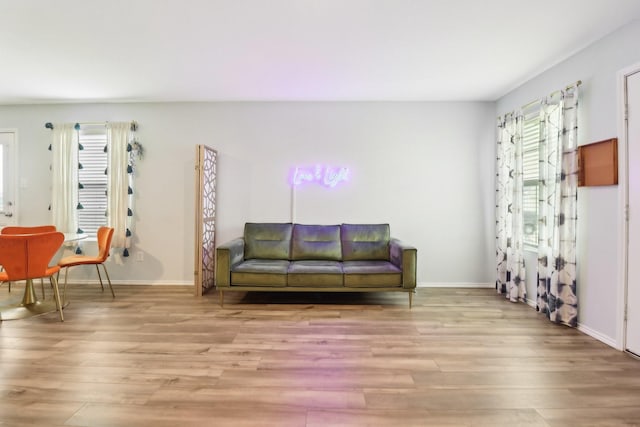 5431 Longshadow Dr, Princeton, TX 75407 - living area with wood finished floors and baseboards