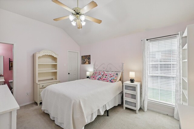 4516 Ridgepointe Dr, The Colony, TX 75056 - carpeted bedroom featuring a ceiling fan, a closet, and high vaulted ceiling
