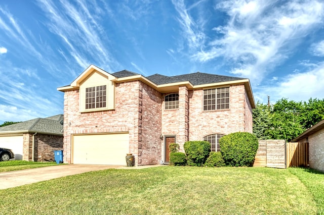 1505 Yellowbird Ct, Desoto, TX 75115 - traditional-style house featuring driveway, an attached garage, and brick siding
