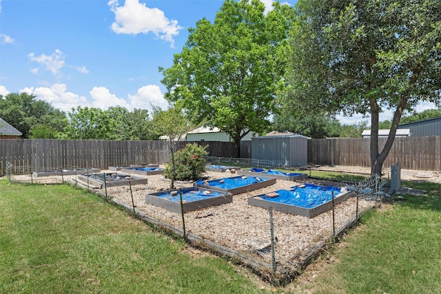 621 S Ruidoso Downs Dr, Robinson, TX 76706 - view of pool featuring a garden