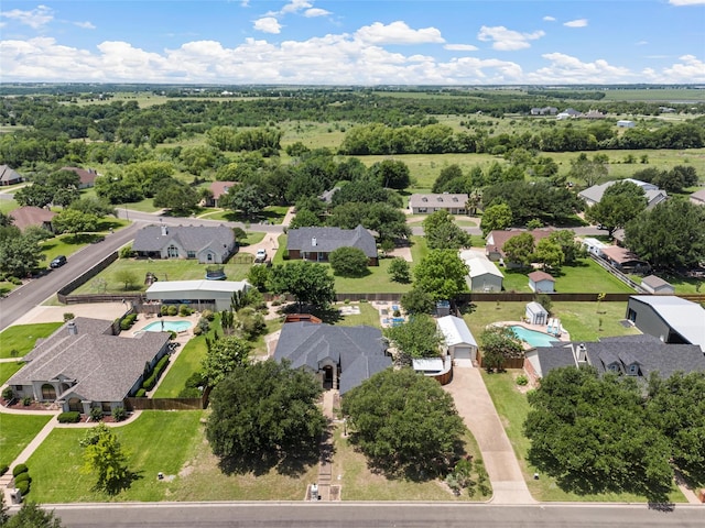 621 S Ruidoso Downs Dr, Robinson, TX 76706 - aerial view of residential area featuring a pool area