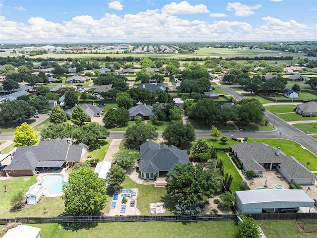 621 S Ruidoso Downs Dr, Robinson, TX 76706 - aerial view of residential area with a pool area