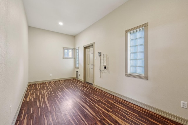 3804 Mattison Ave, Fort Worth, TX 76107 - empty room with wood finished floors and baseboards