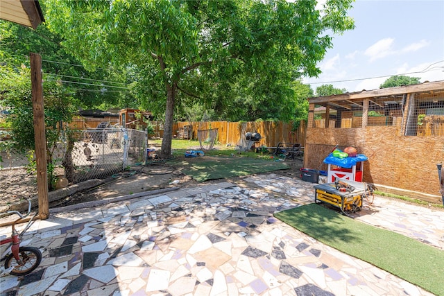 11103 Tascosa St, Dallas, TX 75228 - fenced backyard with a patio