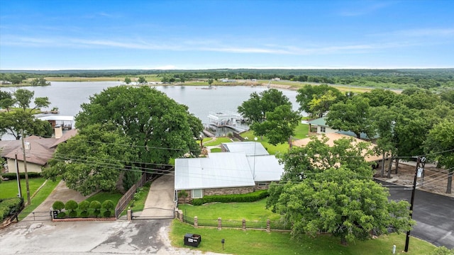 122 County Road 603, Eastland, TX 76448 - drone / aerial view of a nearby body of water