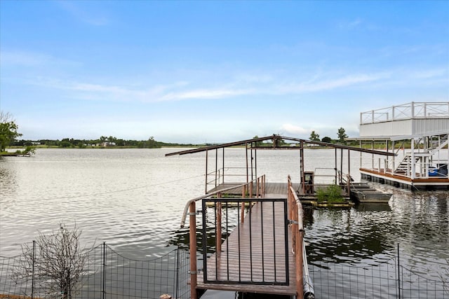 122 County Road 603, Eastland, TX 76448 - dock area featuring a water view