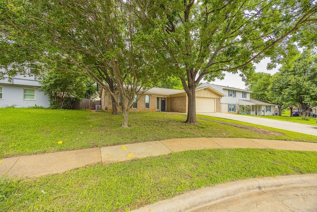 1624 Summer Place Cir, Irving, TX 75062 - view of front of property with driveway, a garage, and brick siding