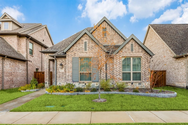8532 Melrose, The Colony, TX 75056 - view of front of house featuring brick siding and a shingled roof