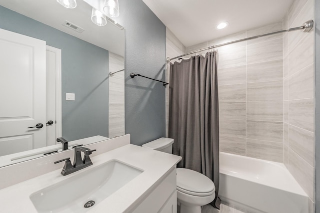 562 Broadleaf Way, Haslet, TX 76052 - full bathroom with toilet, vanity, and shower / tub combo with curtain