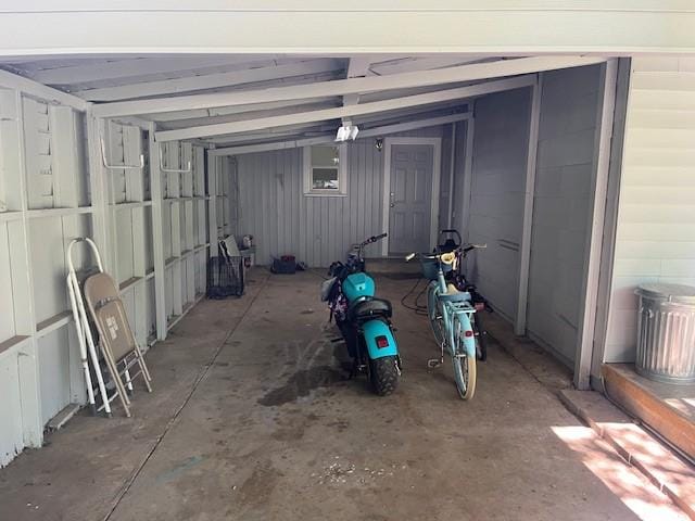 214 Hemphill St, Hico, TX 76457 - view of garage