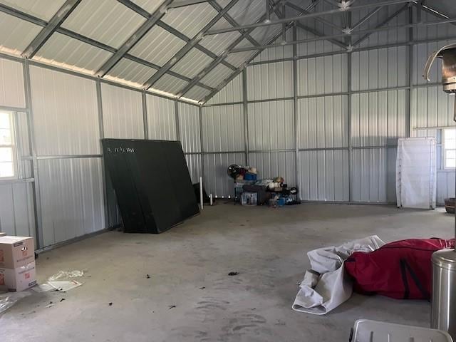 214 Hemphill St, Hico, TX 76457 - garage with metal wall