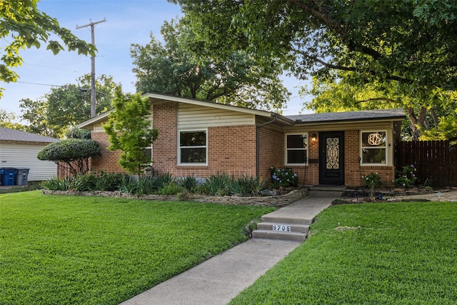 9705 Ash Creek Dr, Dallas, TX 75228 - view of front of house featuring brick siding