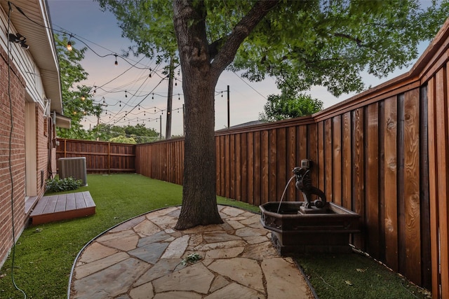 9705 Ash Creek Dr, Dallas, TX 75228 - view of patio with central AC