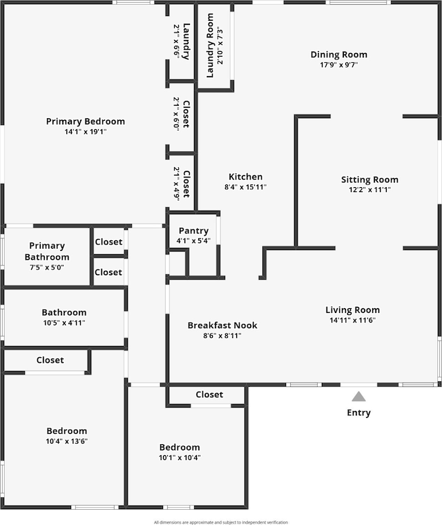 9705 Ash Creek Dr, Dallas, TX 75228 - home floor plan