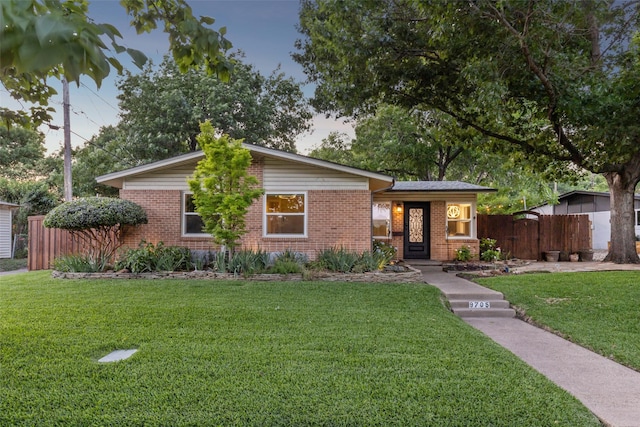 9705 Ash Creek Dr, Dallas, TX 75228 - view of front of home with brick siding