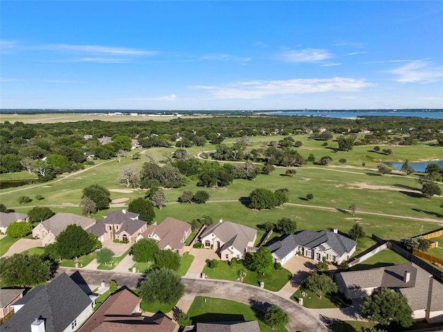 41 N Shore Cir, Waco, TX 76708 - aerial view of residential area featuring a large body of water and a golf club