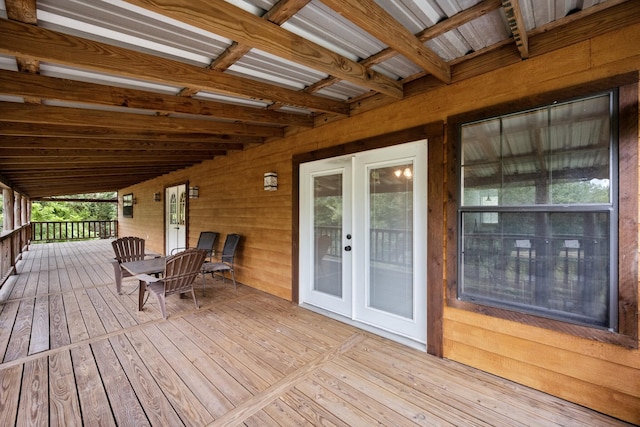 108 Fcr 868, Teague, TX 75860 - view of wooden terrace