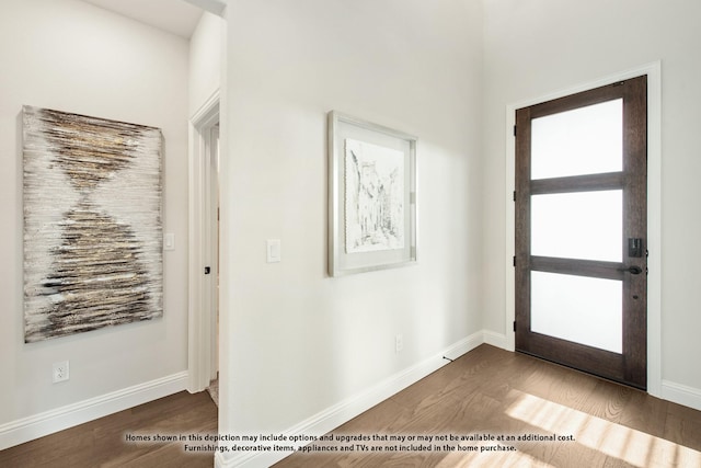 3416 Running Stream Way, Melissa, TX 75454 - entrance foyer with wood finished floors and baseboards