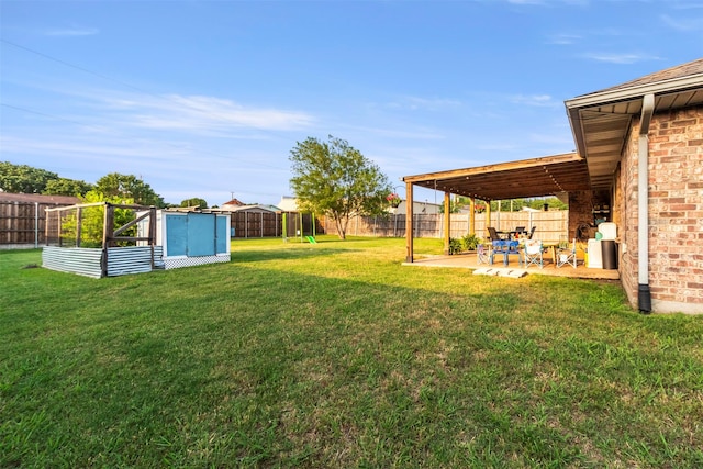110 Harmon Cir, Blue Ridge, TX 75424 - view of yard with a patio area