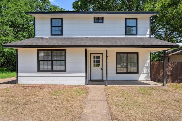 1312 E Collin, Corsicana, TX 75110 - view of front of property with a shingled roof and covered porch