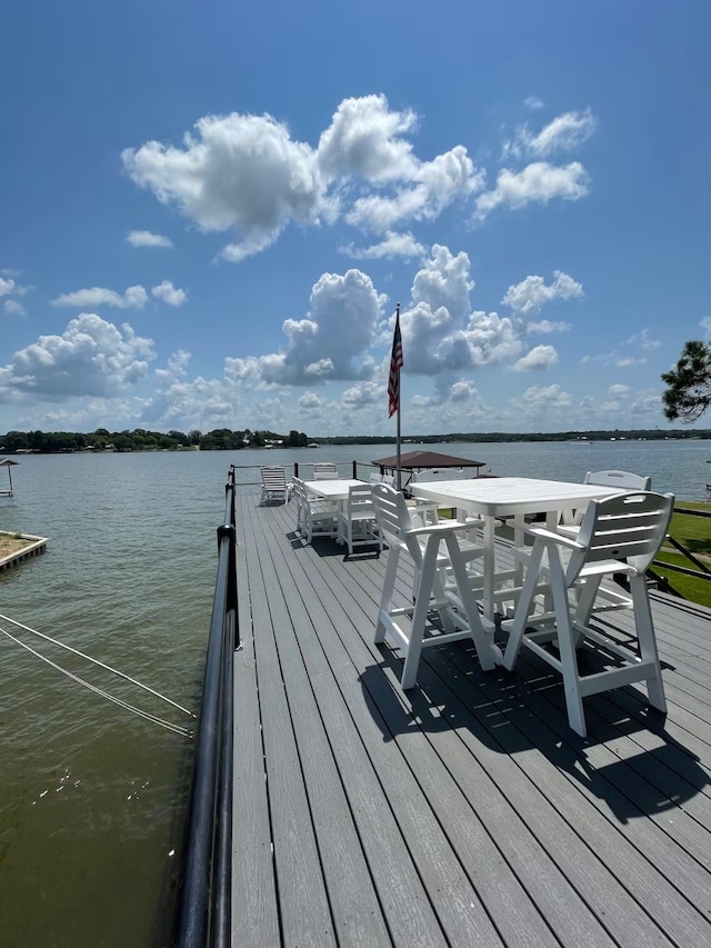 116 Summerall Dr, Mabank, TX 75156 - dock area with a water view