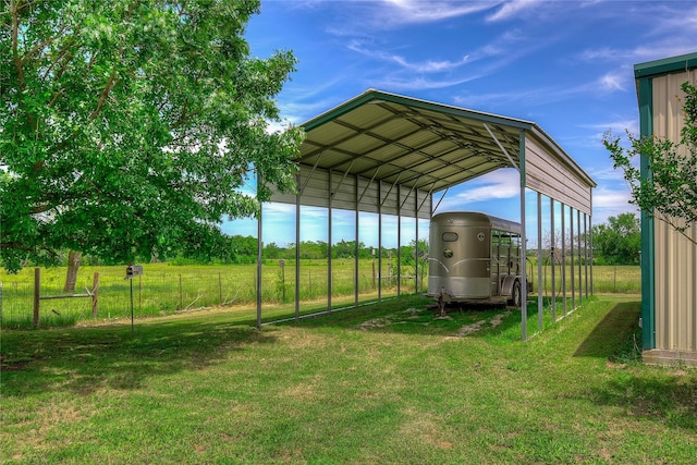 5701 Fm 2101, Quinlan, TX 75474 - view of vehicle parking with a carport and driveway