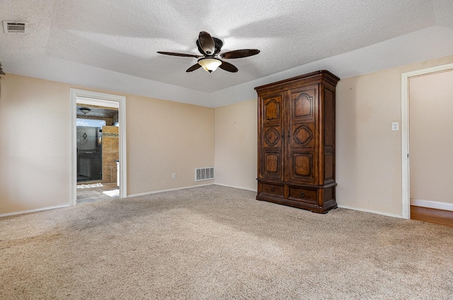 3313 Conlin Dr, Rowlett, TX 75088 - carpeted empty room with ceiling fan, a textured ceiling, and baseboards