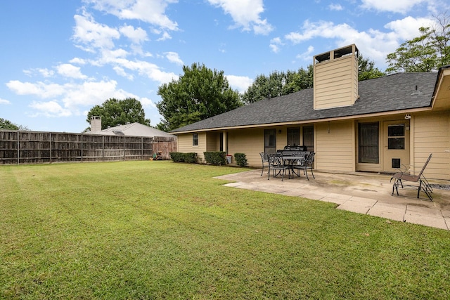 3313 Conlin Dr, Rowlett, TX 75088 - view of yard with a patio