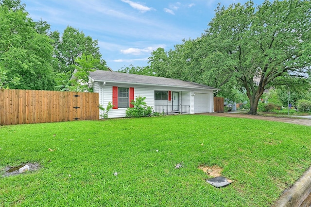 110 W Moore St, Sherman, TX 75090 - view of front of property with driveway and an attached garage