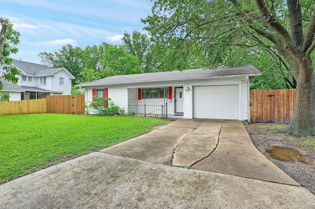 110 W Moore St, Sherman, TX 75090 - view of front of home featuring a garage, driveway, and a porch
