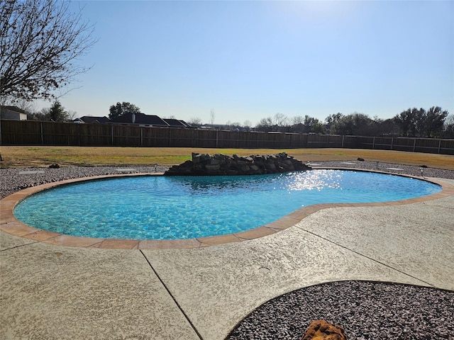 864 Fairview Dr, Krugerville, TX 76227 - view of swimming pool featuring a patio