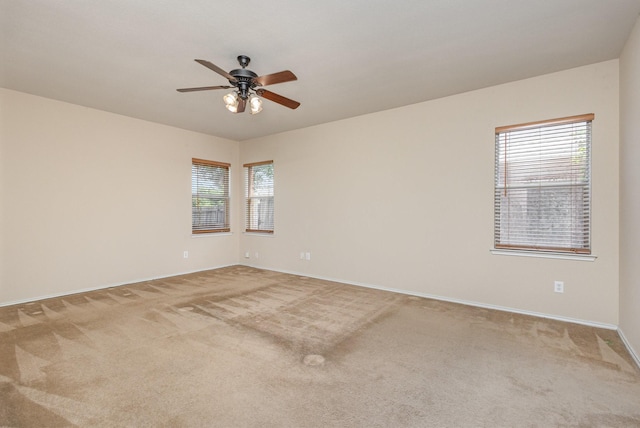 2038 La Salle Trl, Grand Prairie, TX 75052 - carpeted empty room featuring ceiling fan and baseboards