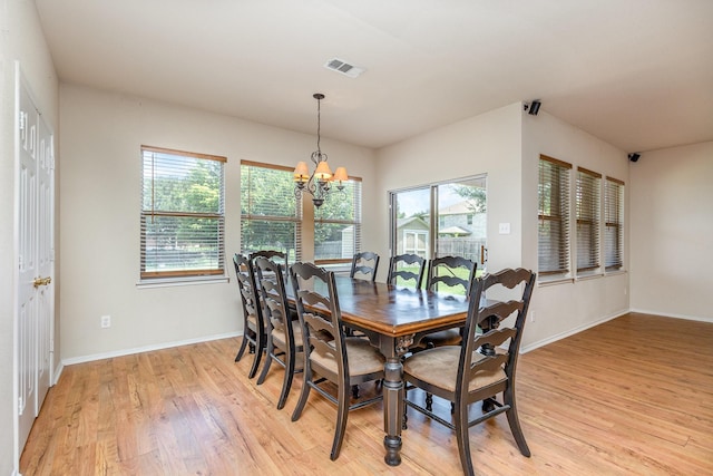 2038 La Salle Trl, Grand Prairie, TX 75052 - dining room featuring a chandelier and light wood-style floors