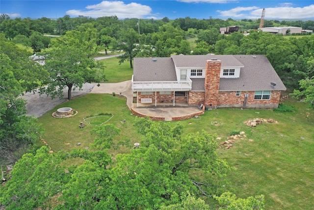 290 Berwick Rd, Jacksboro, TX 76458 - aerial view of property and surrounding area