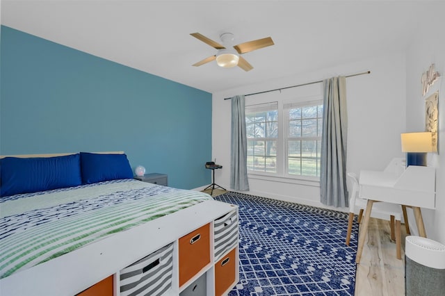 4491 Dugan Chapel Rd, Bells, TX 75414 - bedroom with a ceiling fan