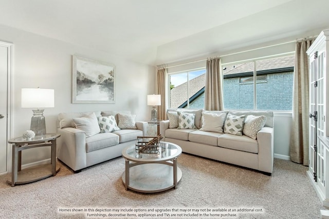 3215 Blossom Trl, Crandall, TX 75114 - living room featuring carpet floors and baseboards
