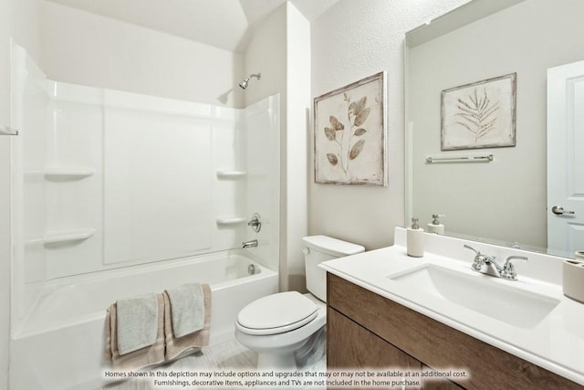 3215 Blossom Trl, Crandall, TX 75114 - bathroom featuring vanity, toilet, and  shower combination