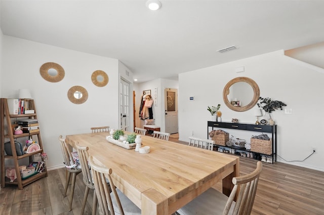 1943 Applewood Trl, Forney, TX 75126 - dining space with wood finished floors and recessed lighting