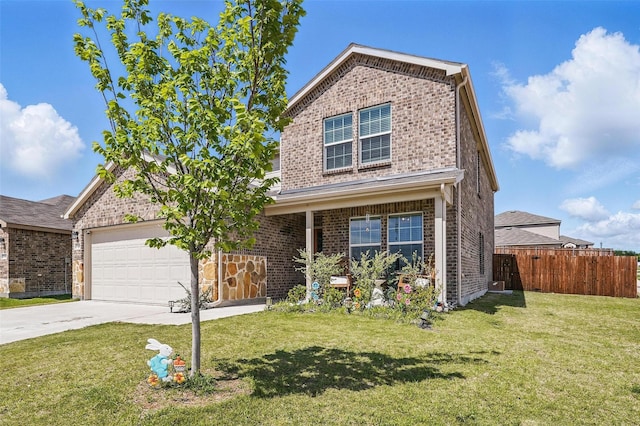 1943 Applewood Trl, Forney, TX 75126 - traditional-style house with brick siding, driveway, and a garage