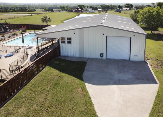 4816 Prairie Chapel Trl, Crandall, TX 75114 - view of outdoor structure with concrete driveway