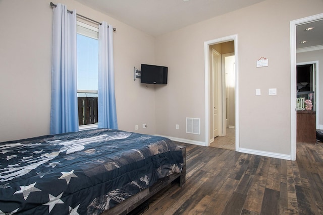 4816 Prairie Chapel Trl, Crandall, TX 75114 - bedroom with wood finished floors and baseboards