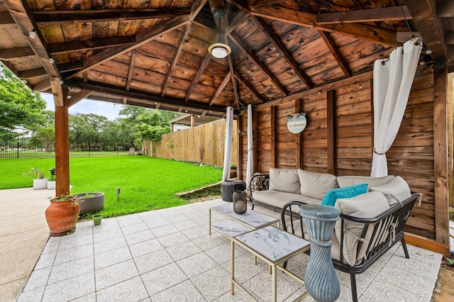 3721 Oakbriar Ln, Colleyville, TX 76034 - view of patio / terrace with an outdoor hangout area
