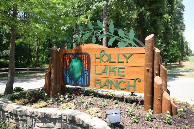136 Lariat Loop, Holly Lake Ranch, TX 75765 - view of community / neighborhood sign