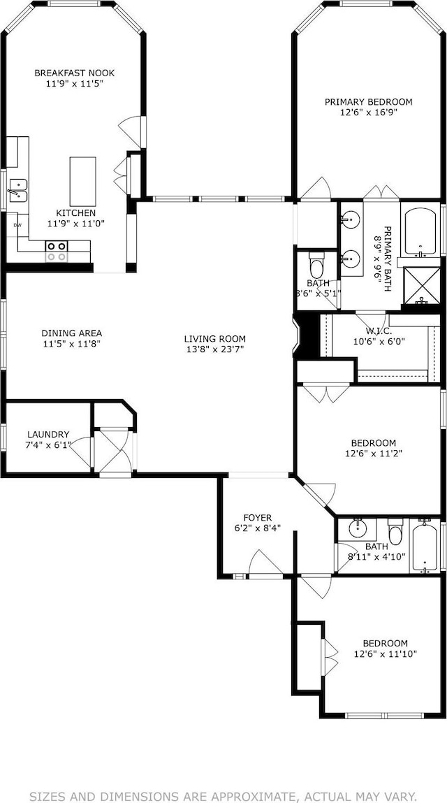 3072 Bigleaf Dr, Little Elm, TX 75068 - floor plan / room layout