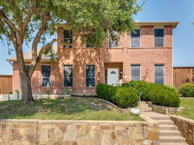 3968 Valez Dr, Carrollton, TX 75007 - view of front facade featuring brick siding