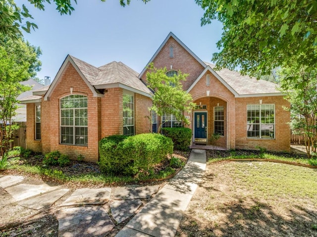 2614 Tourette Ct, Mckinney, TX 75070 - view of front of property with brick siding