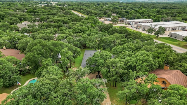 104 Shadowoak Ct, Burleson, TX 76028 - aerial view of a heavily wooded area