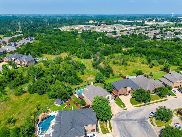 1213 Hackworth St, Roanoke, TX 76262 - aerial perspective of suburban area with a pool