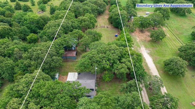 7300 W Line Rd, Collinsville, TX 76233 - view of property location featuring property parcel outlined