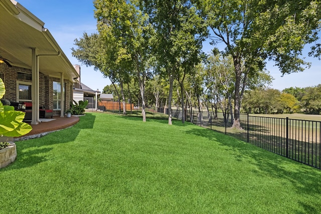 5516 Greenview Ct, North Richland Hills, TX 76148 - view of yard featuring a patio area